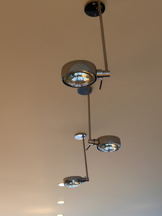 Image 1 of Occhio plafondspots - set van 3 verstelbare designlampen  chroom 