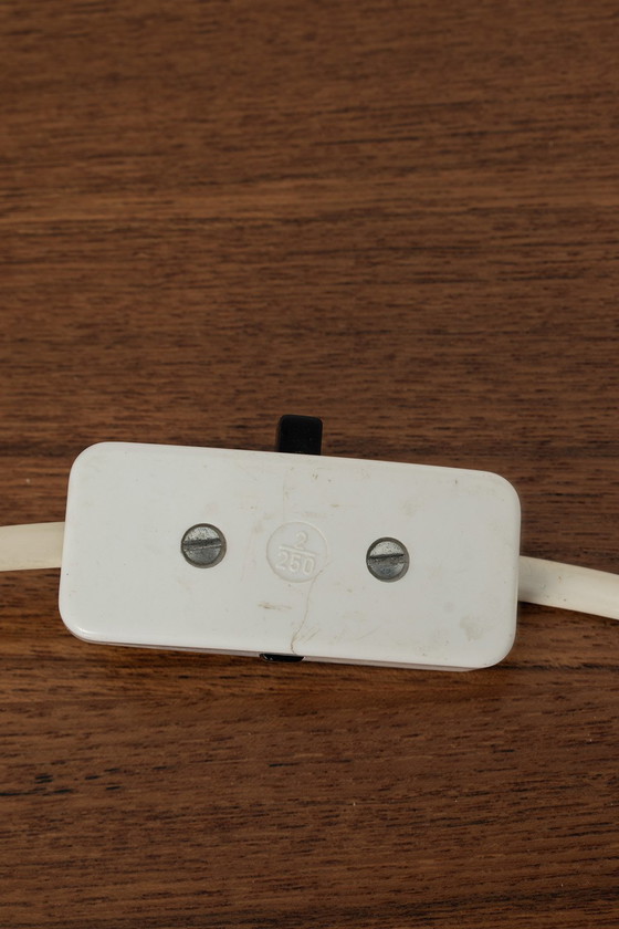 Image 1 of Putzler tafellampje rond met cirkels helder glas