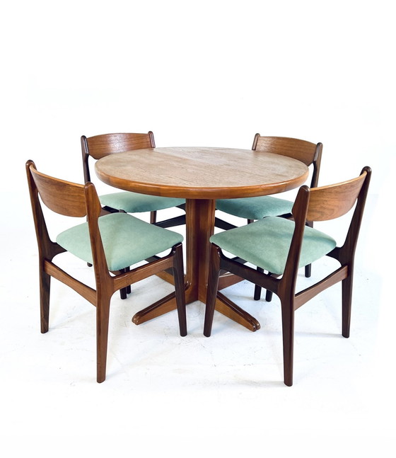 Image 1 of Table à manger danoise extensible Vintage 3x, VV Møbler '60