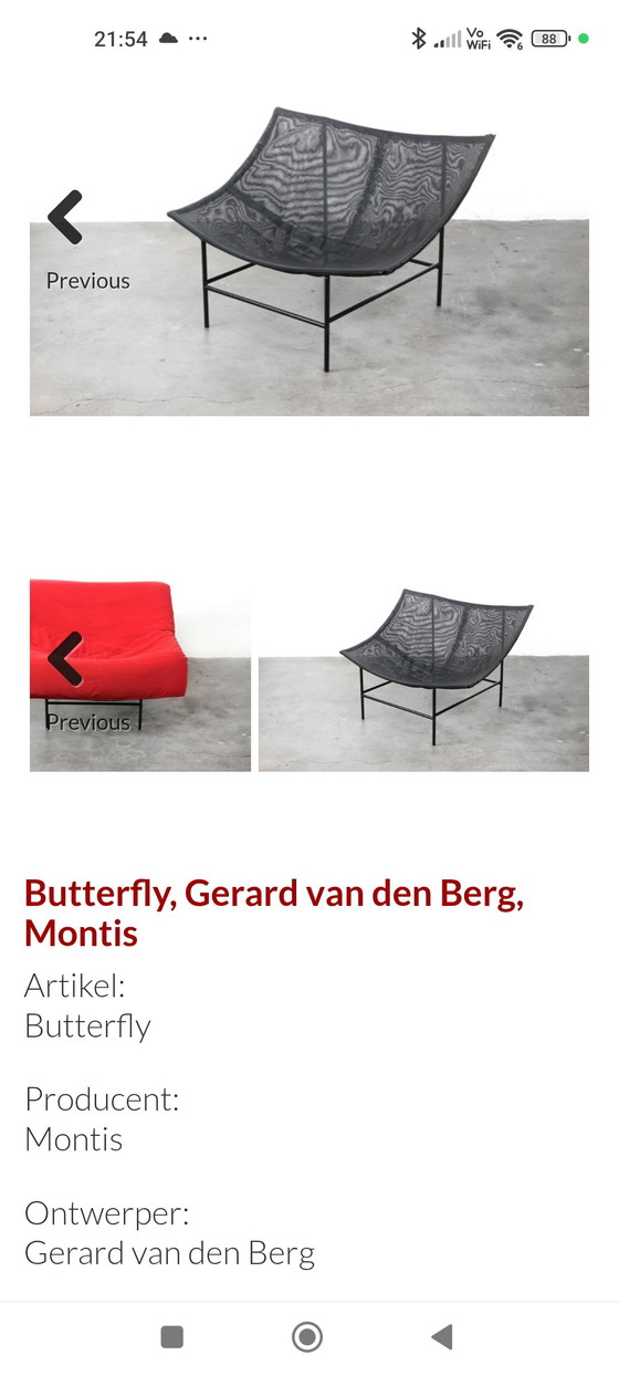 Base Montis Modello Butterfly – Poltrone, Metal, Textile (photo 6 of 6)