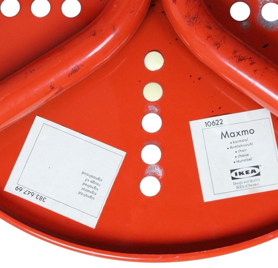 Image 1 of 3x IKEA MAXMO vintage armchairs / dining chairs Sweden 1980s 80s memphis