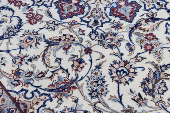Original Hand-knotted Persian Nain 9 LA Fine Rug with Silk 385 x 260 cm – Rugs & carpets, Wool (photo 9 of 18)