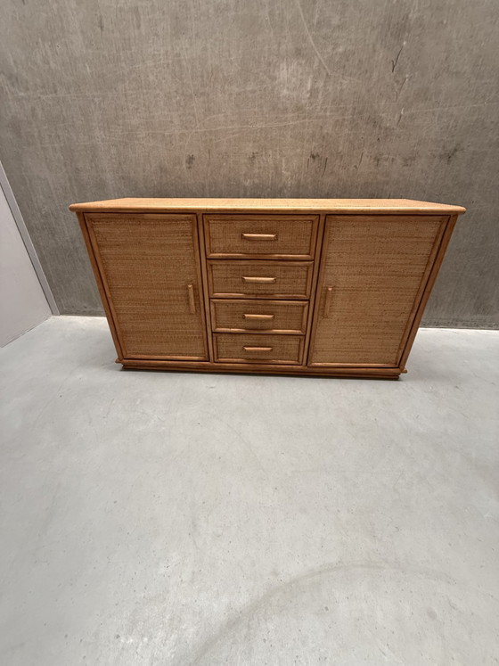 Credenza Vintage in Bambù e Rattan – Anni '70 – Credenze, Bamboo (photo 3 of 11)