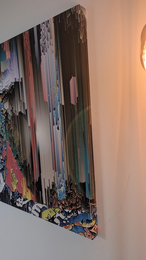 Image 1 of Obra de arte de Max Verstappen Glitch ART