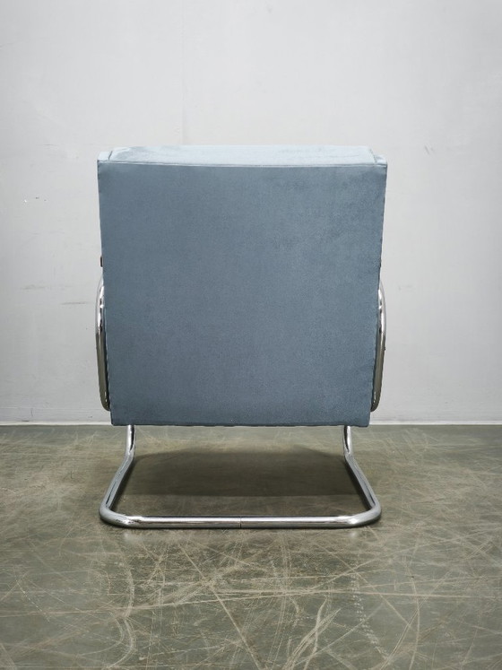 Image 1 of Fauteuil cantilever Bauhaus des années 1930, style Thonet S 411, attribué à Kovona