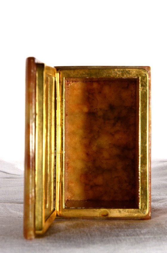 Image 1 of Doosje van onyxmarmer, 11x7 cm, 1960