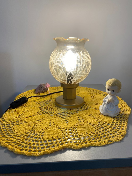 Paire de lampes de chevet vintage KOZOLE, Yougoslavie, années 1970 – Metal, Glass (photo 8 of 12)