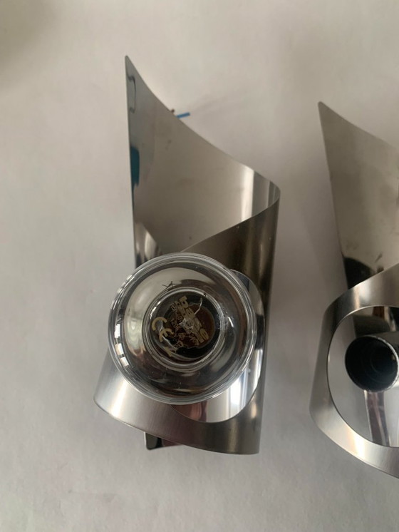 Image 1 of Lámparas de pared de la era espacial, 2 piezas