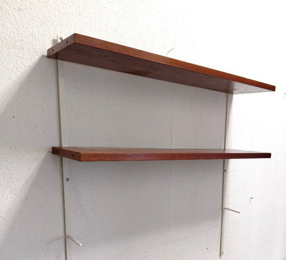 Image 1 of Sixties separate wall rack with three shelves