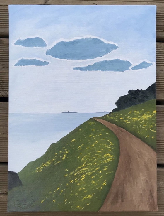 Image 1 of Huile Sur Châssis Entoilé, Format 46x33cm