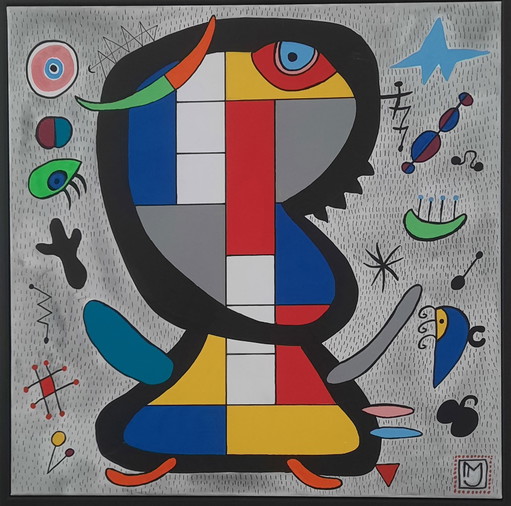 MJ -Miro trifft Mondrian