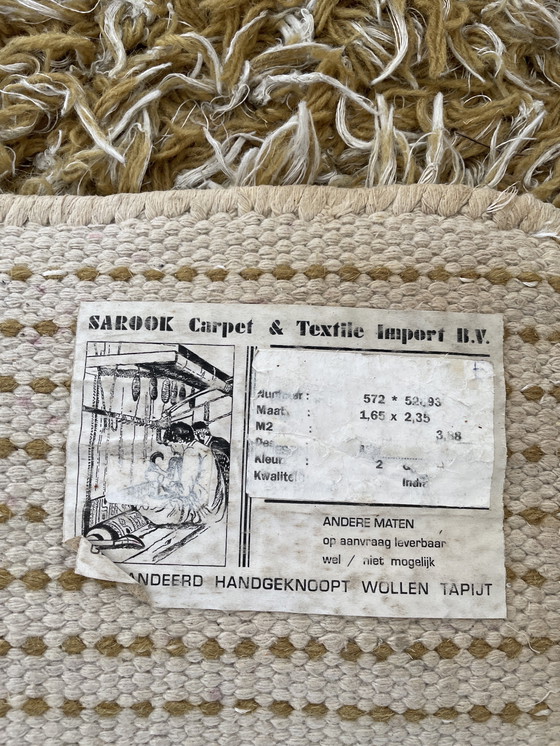 Image 1 of Tappeto in lana proveniente dall'India 165x235 tessuto a mano