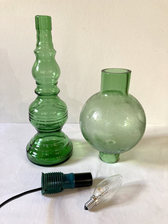 Image 1 of Cevin lamp in green glass