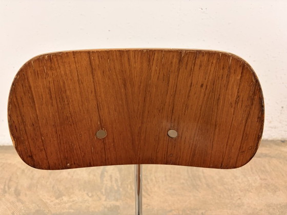 Image 1 of Mid-Century Modern Model SE 68 eetkamerstoel van Egon Eiermann voor Wilde + Spieth, jaren 1950.