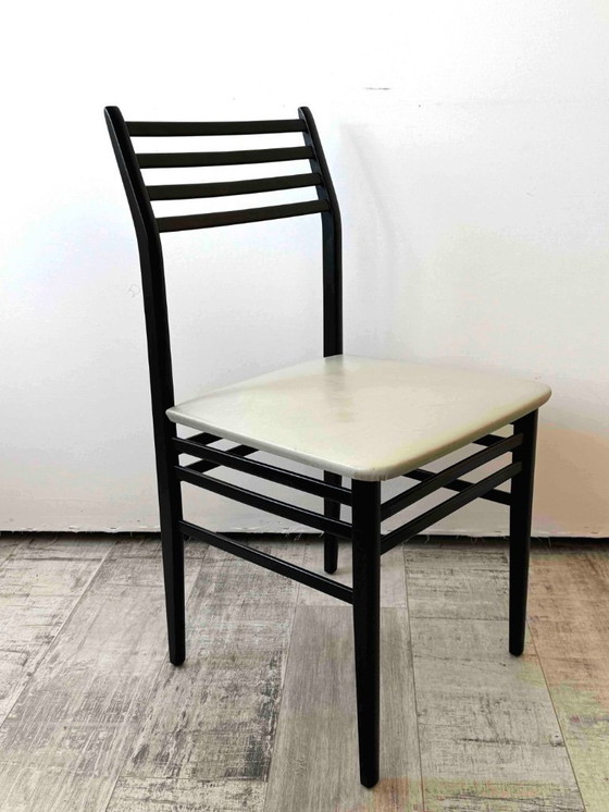 Image 1 of 2x Vintage Retro Supperleggera 60s Chairs. Gio Ponti was the inspiration source for this timeless design.  