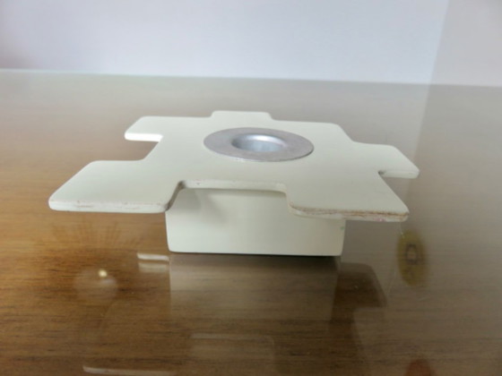 Image 1 of Pair of "hoppan" puzzle candleholders by ikea, 1990s