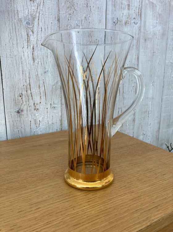 Image 1 of Juego de 6 vasos con jarra a juego.