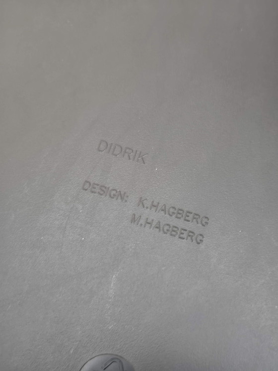 Desserte roulante Didrik par K&M Hagberg pour Ikea 2002, Meubles de rangement pour bureau, Plastique, Noir (photo 11 sur 12)