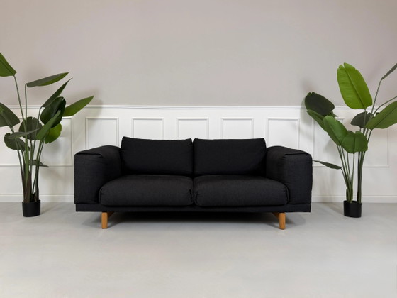 Image 1 of Muuto Modell Rest Sofa 2 Sitzer Gris Stoff + Hocker
