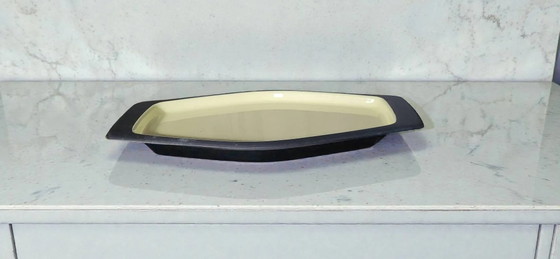 Aubecq cake dish, 1960s-70s – Crockery, Metal, Industrieel (photo 5 of 5)