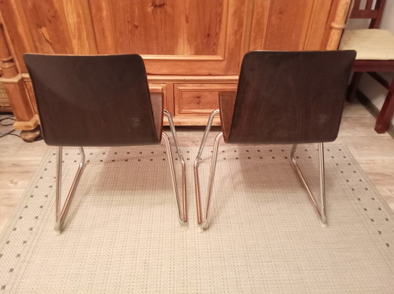 Image 1 of Vintage Pagholz Design Thur Op Seat Stuhl Stapelstuhl 70er Jahre, Bürostuhl, Esszimmerstühle 