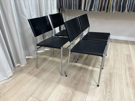 Image 1 of Spectrum SE06 | Refurbished | Black saddle leather | Set of 4