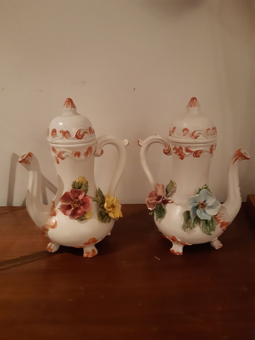 Vintage Italiaanse kannen Bassano