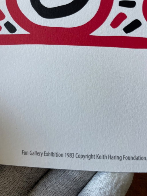 Keith Haring after (1958-1990), Fun Gallery Exibition, 1983, copyright Keith Haring Foundation, Licensed by Artestar New York.