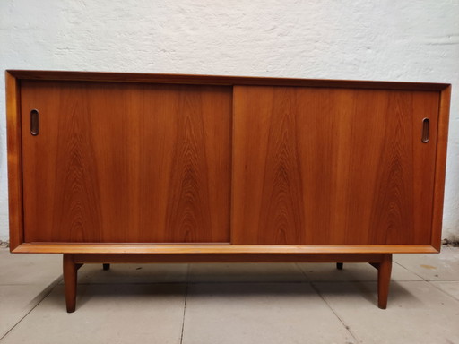 Sideboard danois en teck n° OS11 par Arne Vodder pour Sibast Möbel