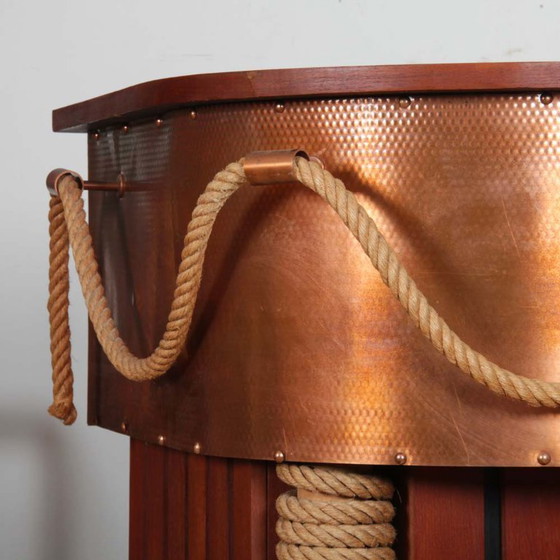 Image 1 of Bar vintage in stile Audoux e Minet degli anni '60