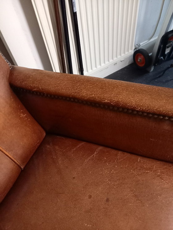 Image 1 of Kleine schapenleren fauteuil