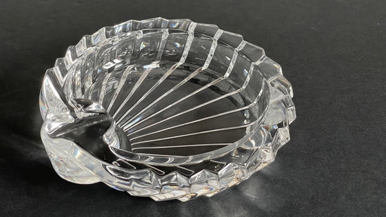 Image 1 of CENDRIER Cristal VINTAGE Forme Coquillage