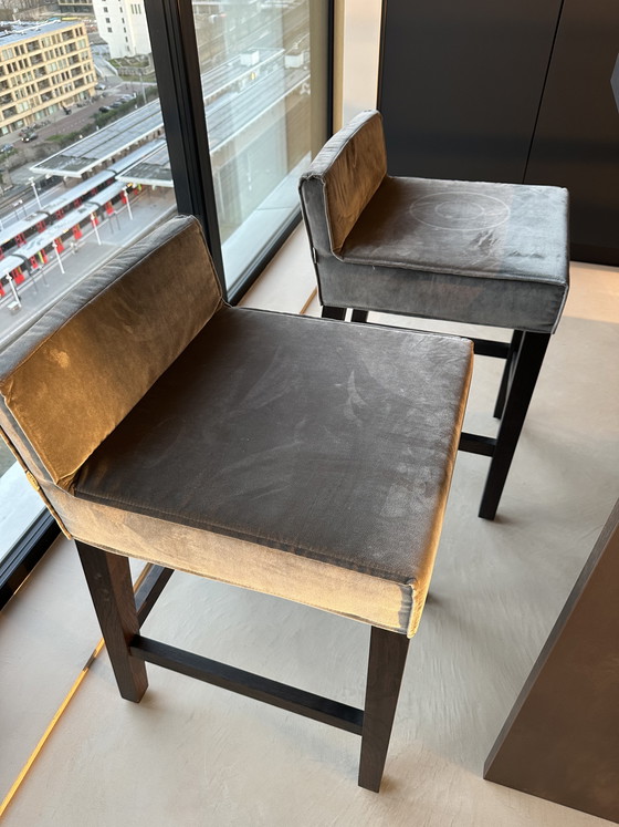 Image 1 of 2 sedie da bar Piet Boon SAAR
