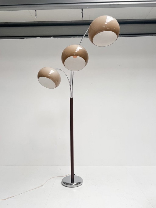 Space Age booglamp van Dijkstra Lampen, 1970's