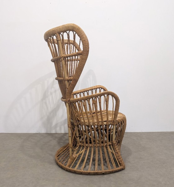 Image 1 of Vintage Peaock armchair