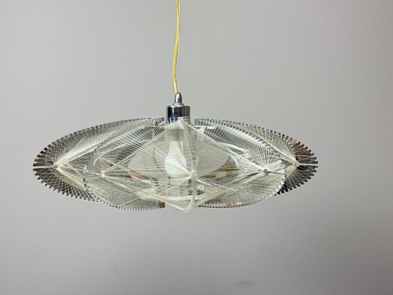 Image 1 of Lampada a sospensione Space Age di design di metà secolo di Sompex, attribuita a Paul Secon, anni '70