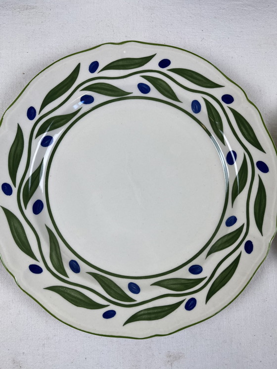 Image 1 of Assiettes plates décorées 