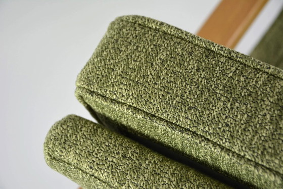 Image 1 of fauteuils uit de jaren 80 in gemêleerd groen