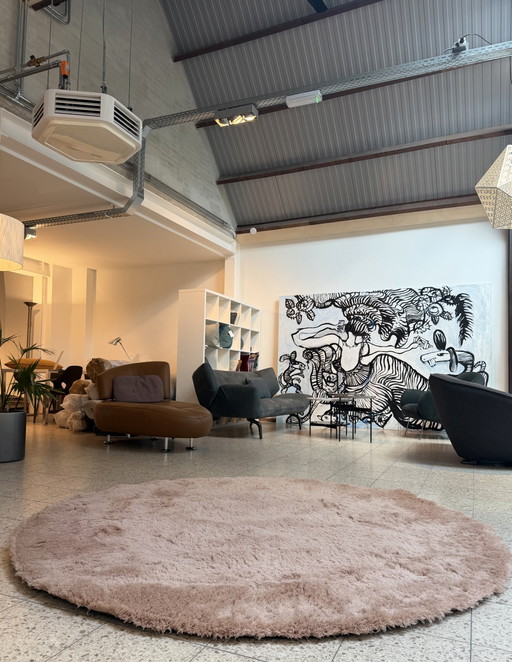 Tapis rond plat Brink and Campman Longbarn NEUF