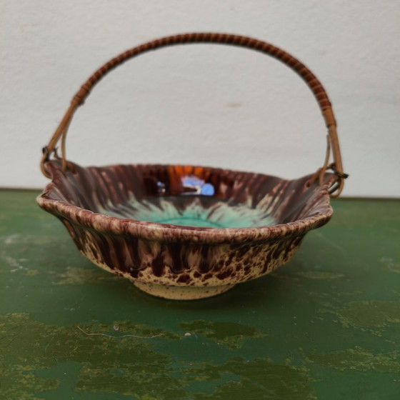 Image 1 of Vintage Fat lava schaaltje serveerschaaltje West Germany keramiek 545  