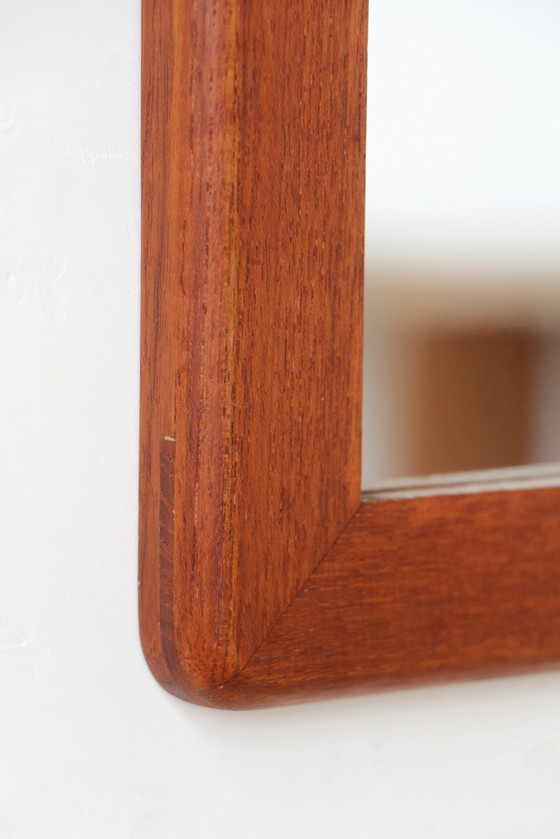 Image 1 of Rechthoekige spiegel in teak - Scandinavische stijl - 28.03.25.03