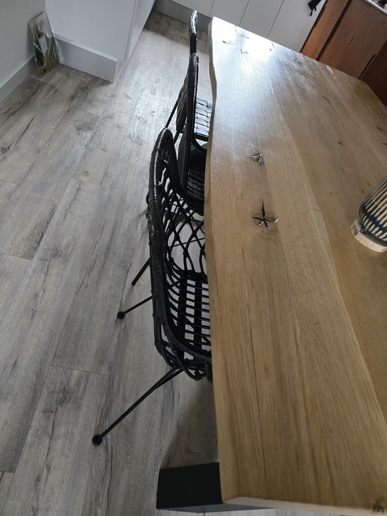 Image 1 of Beautiful heavy tree trunk dining table