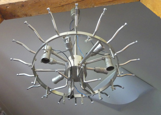 Image 1 of Kalmar plafonnier lustre verre glace Uk4aeb