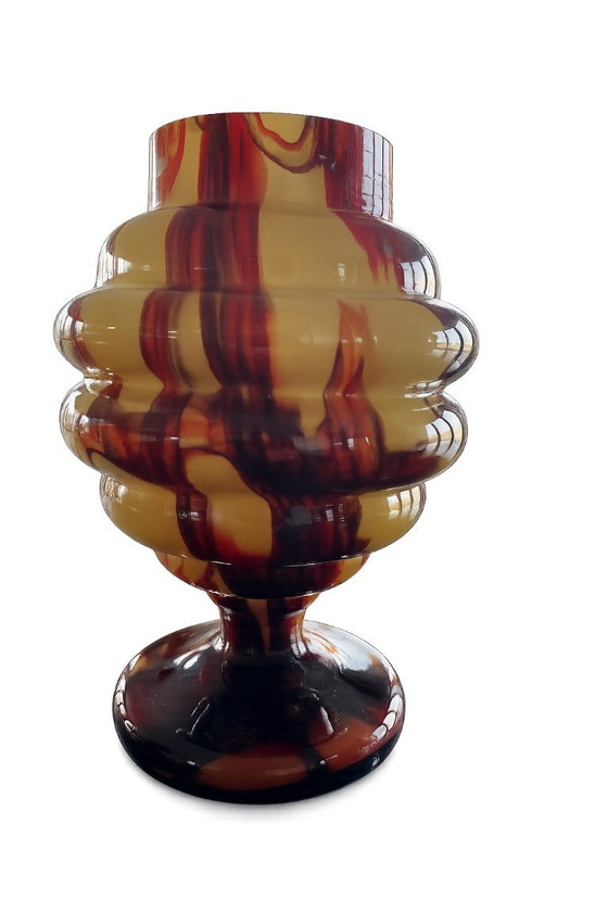 Image 1 of Art Deco glass vase, layered glass