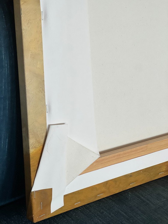 Image 1 of Giclee Reproductie van Olieverfschilderij "Man met Hoed - 2"