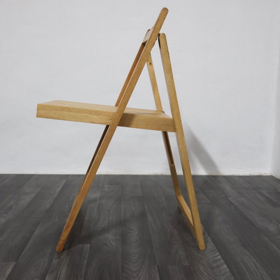 Image 1 of Set Tavolo E Sedie Richiudibile Design Scandinavo Anni 80 Modernariato