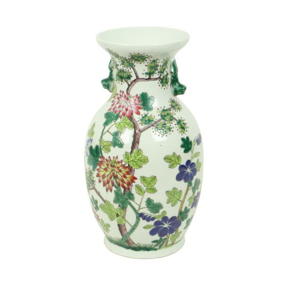 Image 1 of Florero de porcelana china Famille Rose