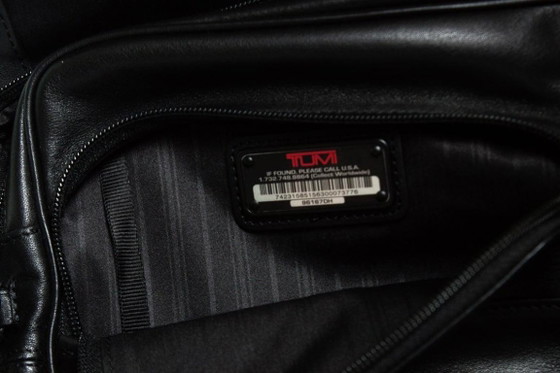 Image 1 of Tumi, Alpha slim flap leather brief bag