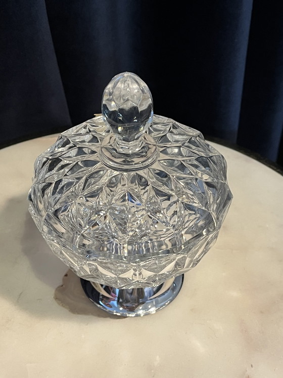 Image 1 of Boîte à chocolats vintage avec couvercle, Kristal Nachtmann