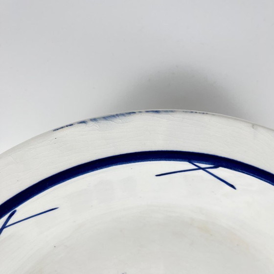 Image 1 of Porcelain salad bowl "Fontainebleau" from Gien, early 20th century